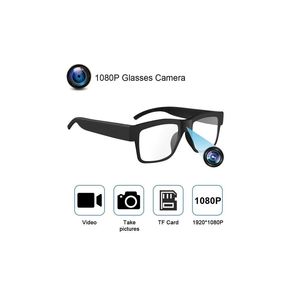 Gafas de cámara espía Gafas de video Gafas de video HD 1080p Gafas